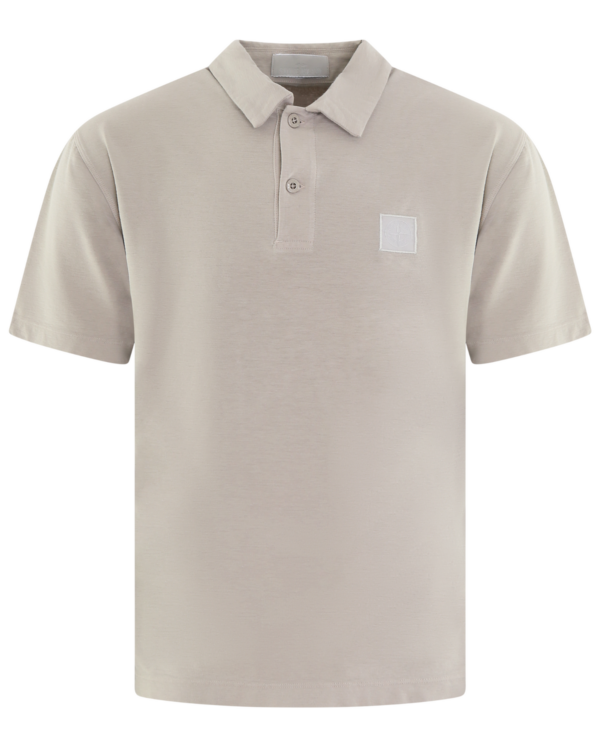 Men’s Compass Logo Patch Polo Gray