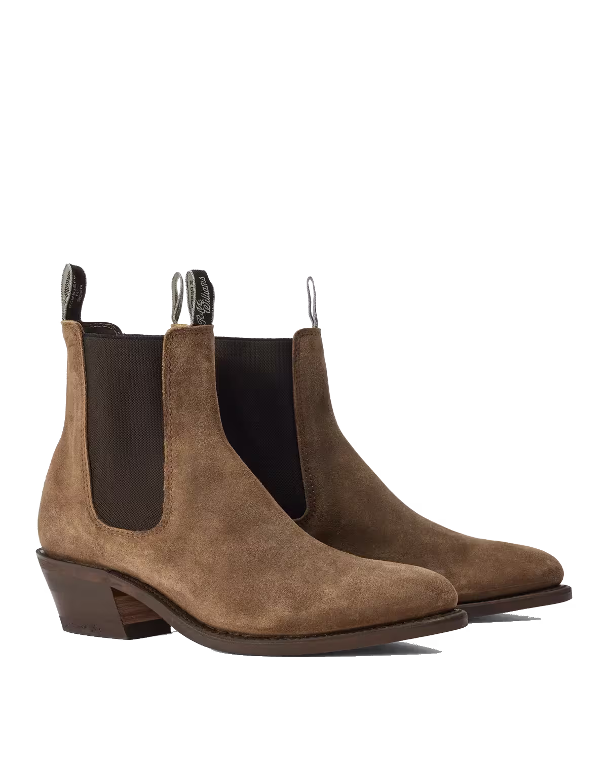 Edna Boot — Almond Waxed Suede