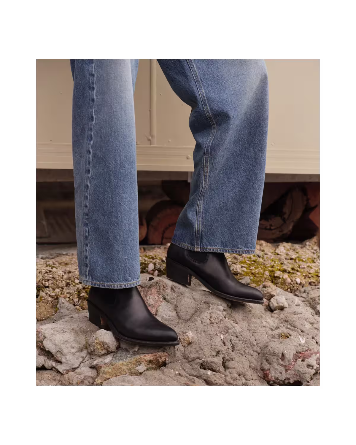 Edna Boot — Black Aniline Smooth Leather