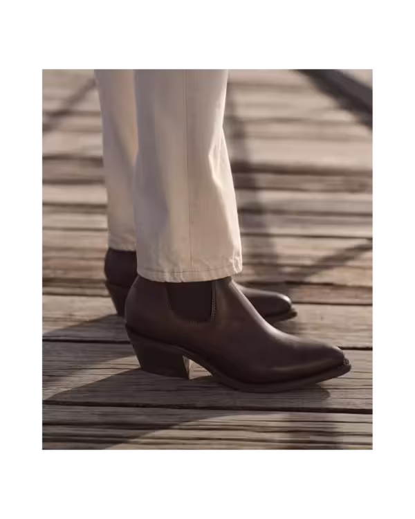 Edna Boot — Hot Fudge Aniline Smooth Leather