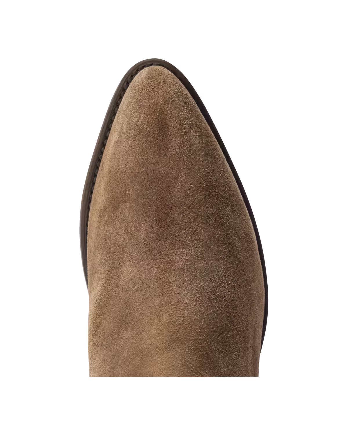 Edna Boot — Almond Waxed Suede