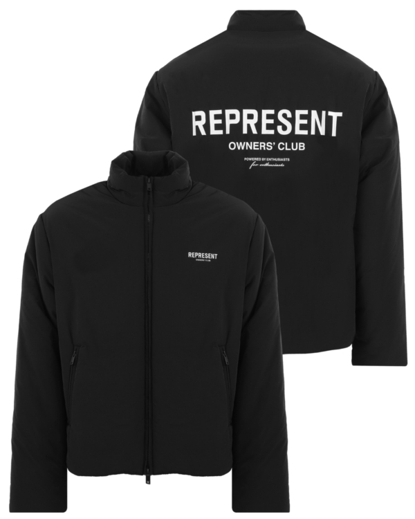 Men’s Owners Club Wadded Jacket Black