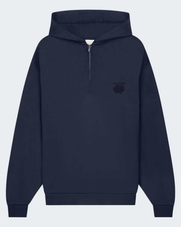 Men’s Hoodie met halve rits Blue