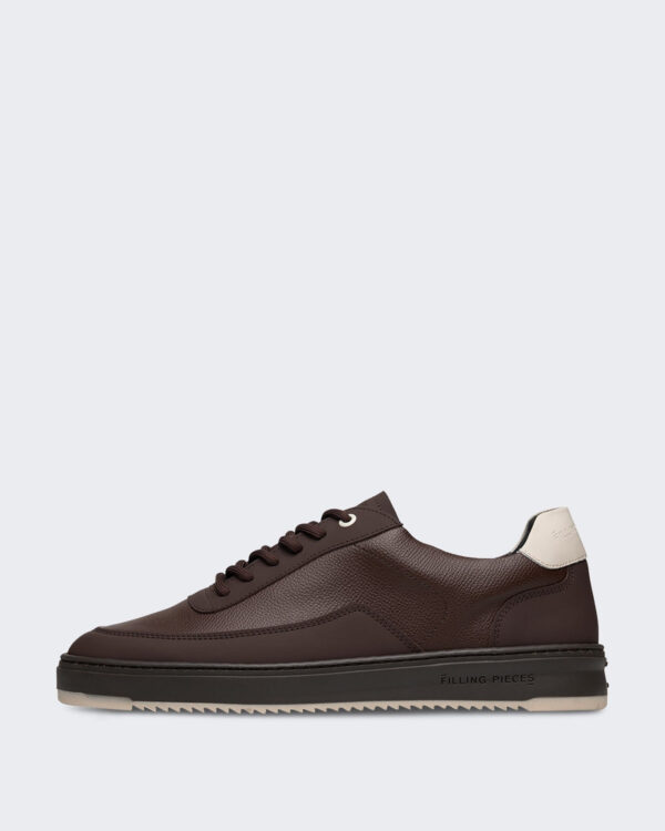 Men’s Technische sneaker met crumbs detail Chocoladebruin