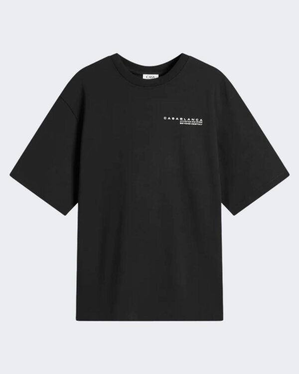 Casablanca Men’s Glitch Orchid T-Shirt Black