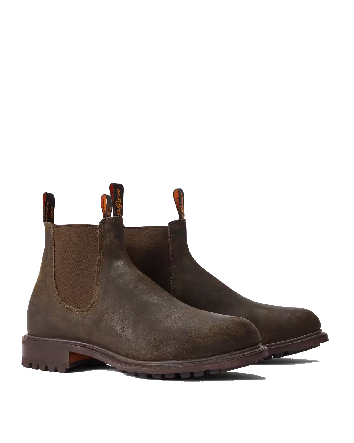 Gardener Commando Boot — Stone Waxed Suede