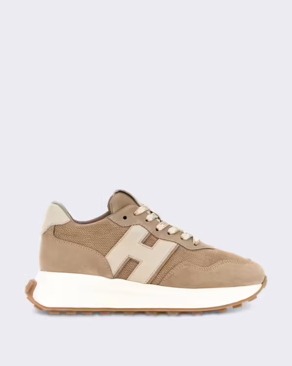 Women’s Sneaker - H641 Allacciato H Patch-Brown Brown (2)