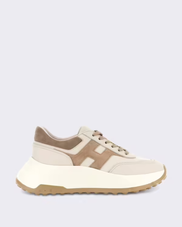 Women’s Sneaker - H669 Allacciato H-Grey Beige (2)