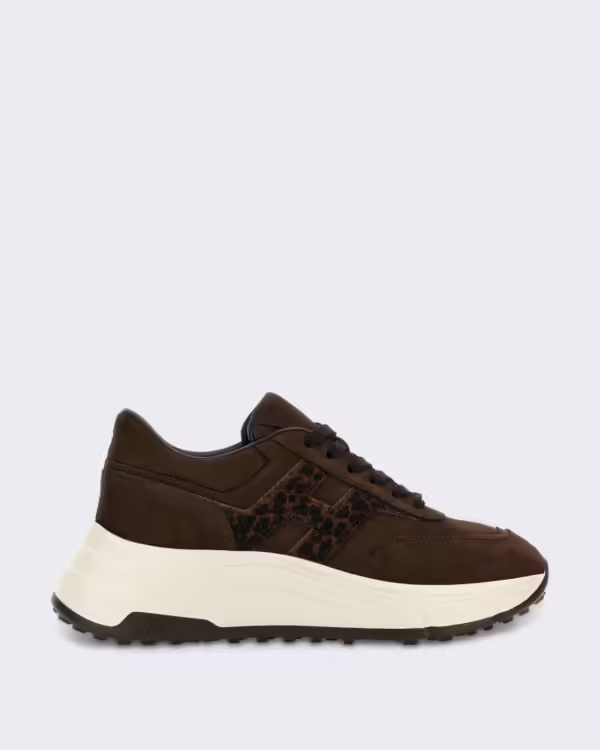Women’s Sneaker - H669 Allacciato H-Grey Brown (3)