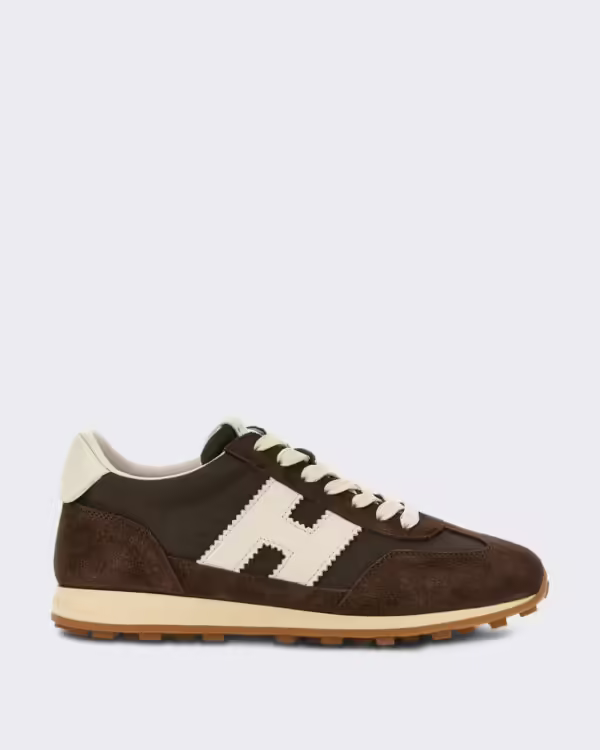 Women’s Sneaker met vetersluiting H727 Brown