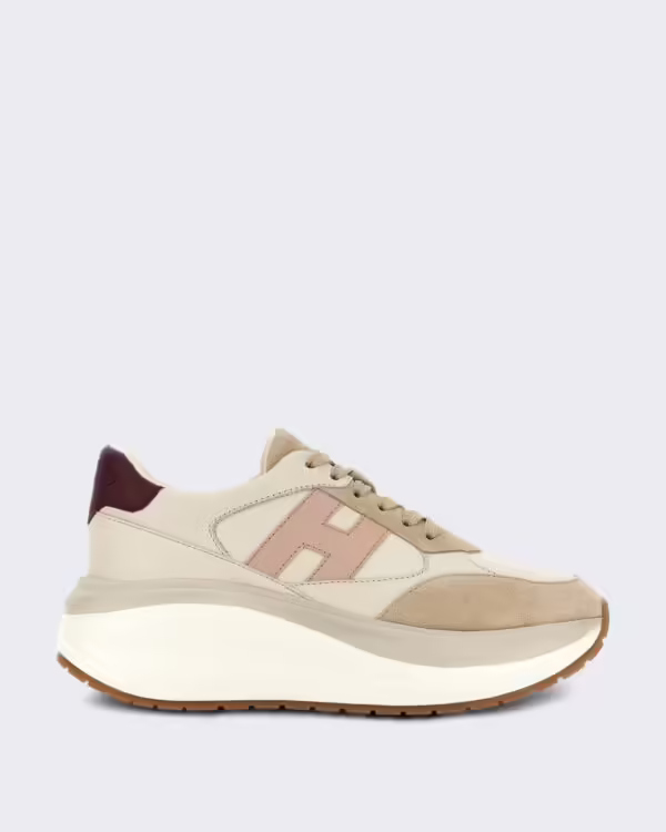 Women’s Veterschoenen met H-detail Beige