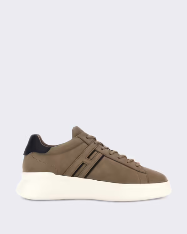 Men’s Veterschoenen sneaker met H-profiel Brown