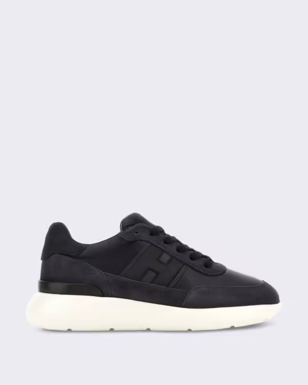 Men’s Vetersneaker met H-band detail Black