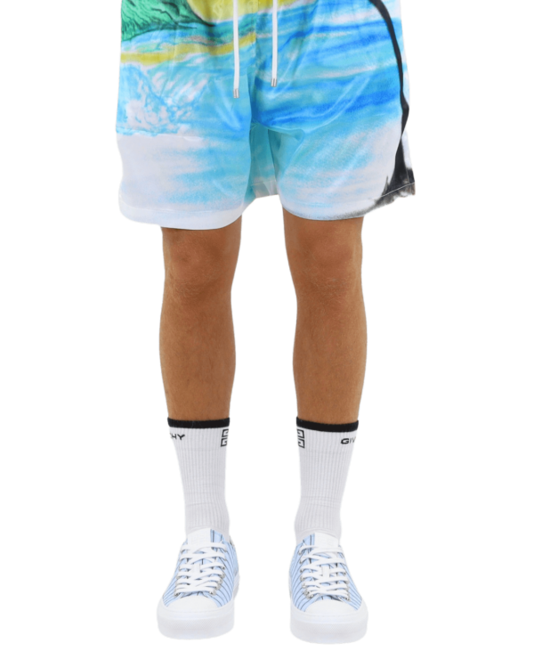 Men’s Airbrushed Silk Shorts