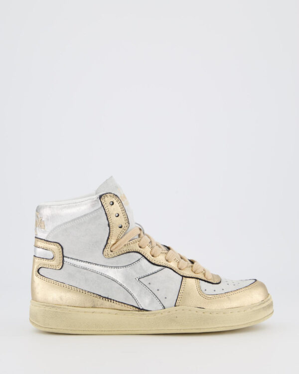 Women’s Mi Basket Used White/Metallic