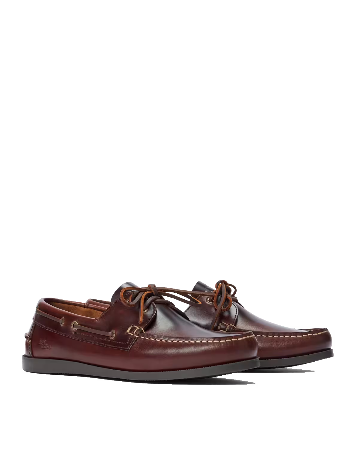 Islet Moccasin — Mid Brown Pull-Up Leather