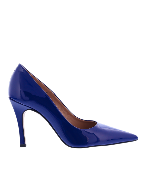 Women’s Lax leather pump blue