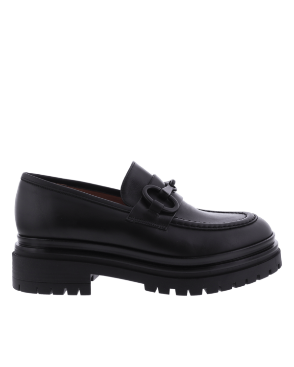 Women’s Chunky Loafer Leather Black