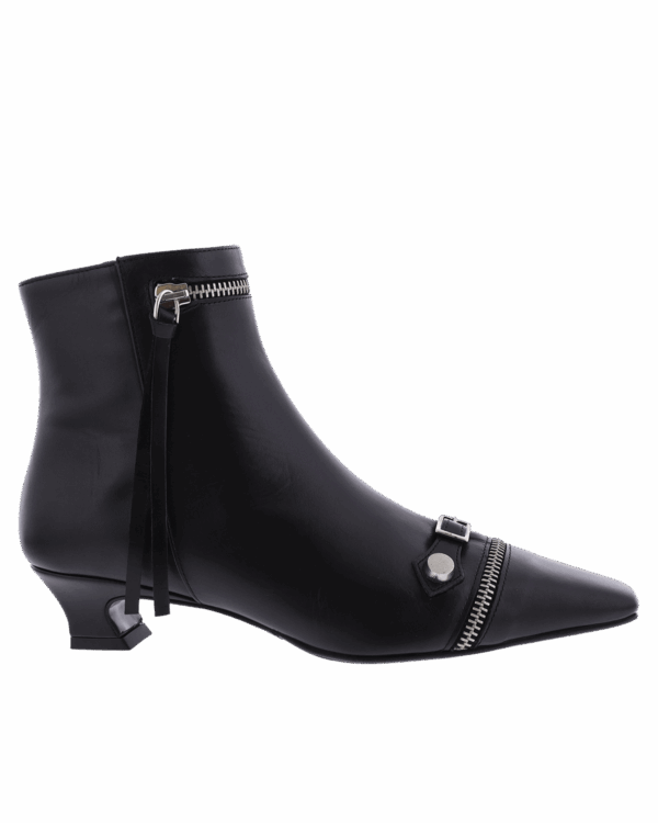 Women’s Tronchetto leather black