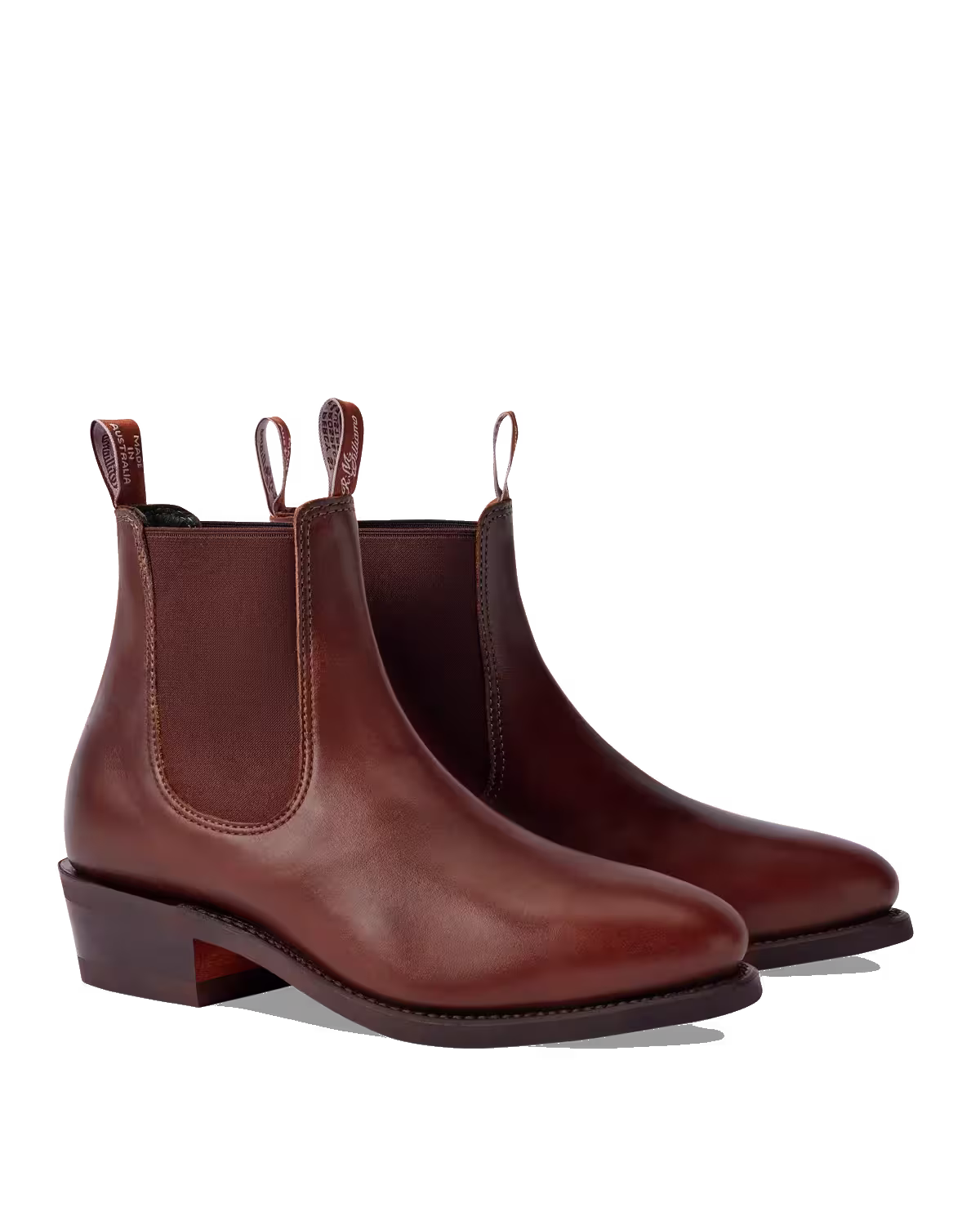 Lady Yearling Boot — Mid Brown Pull-Up Leather