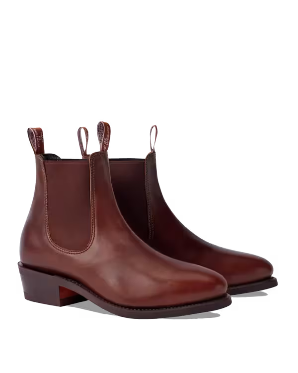 Lady Yearling Boot — Mid Brown Pull-Up Leather