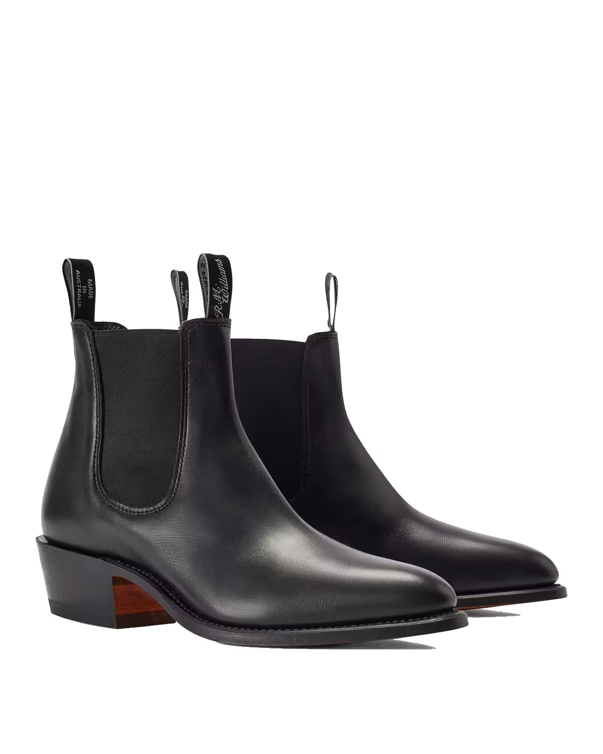 Lady Yearling Boot — Black Smooth-Grain Leather