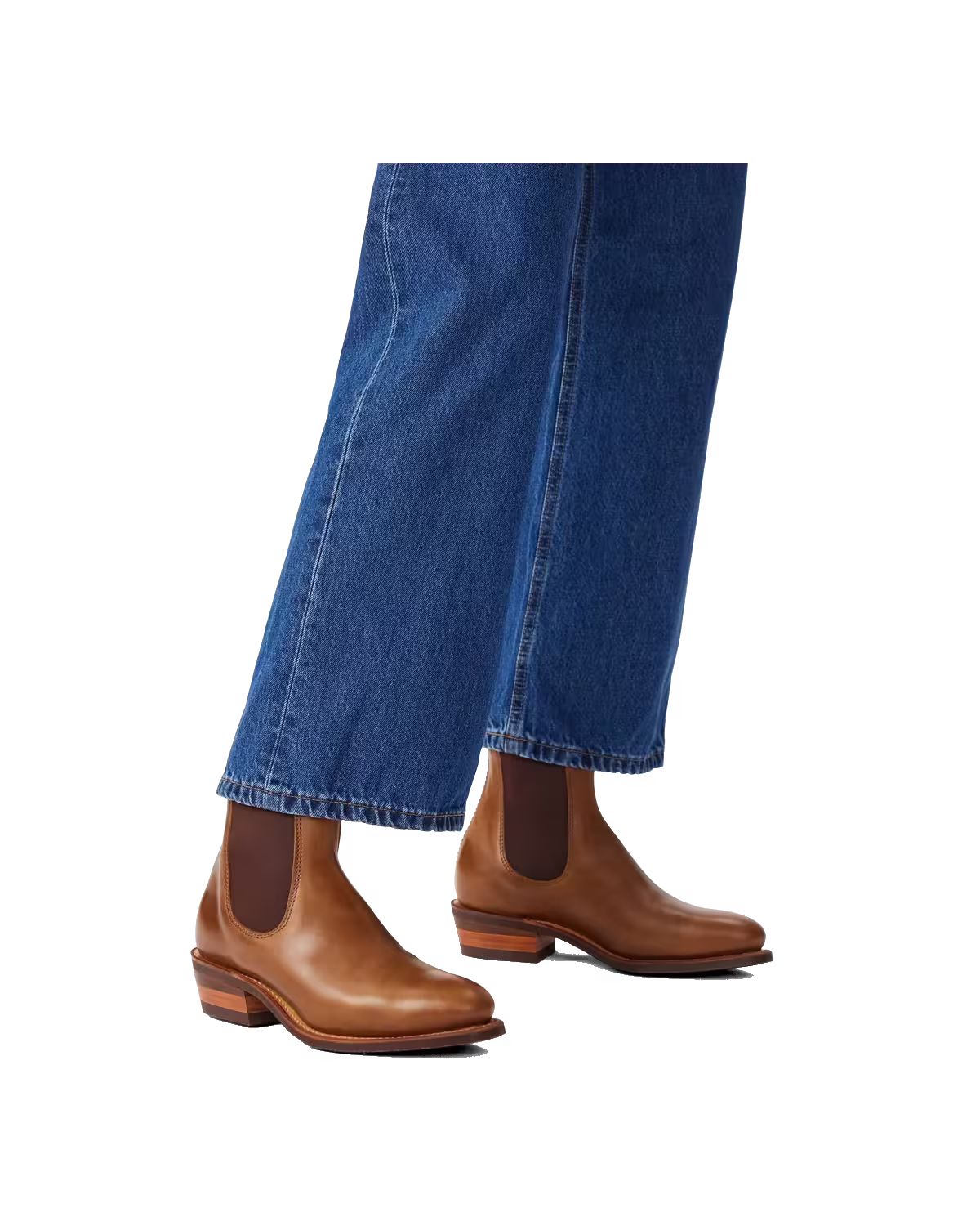 Lady Yearling Boot — Caramel Pull-Up Leather