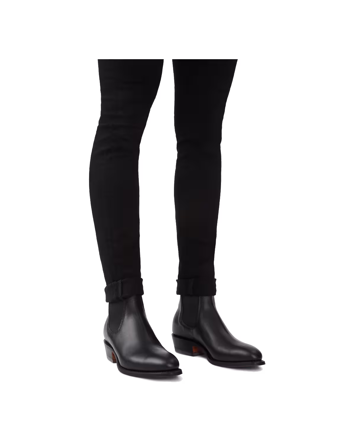 Lady Yearling Boot — Black Smooth-Grain Leather