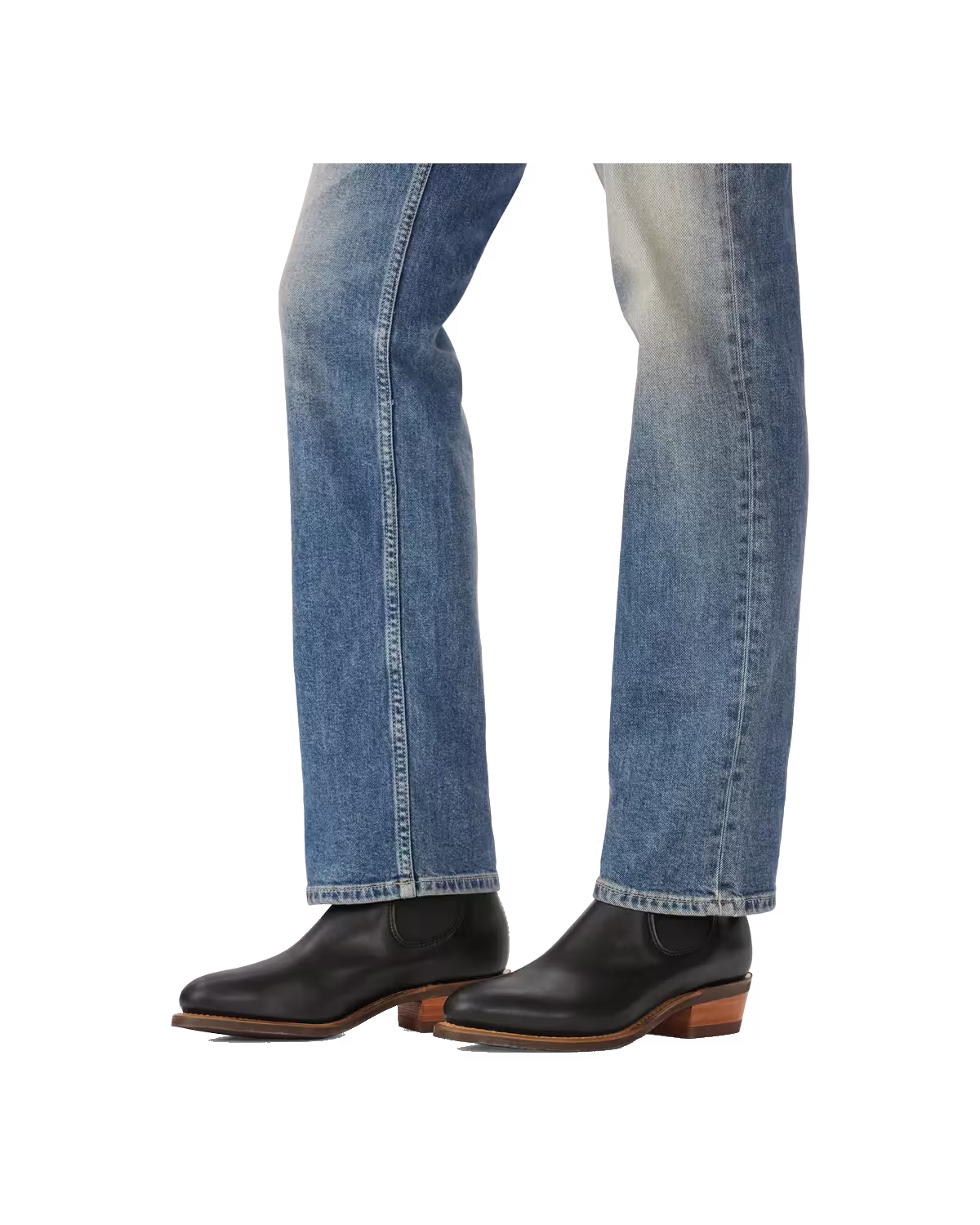 Lady Yearling Boot — Black Yearling Smooth Leather