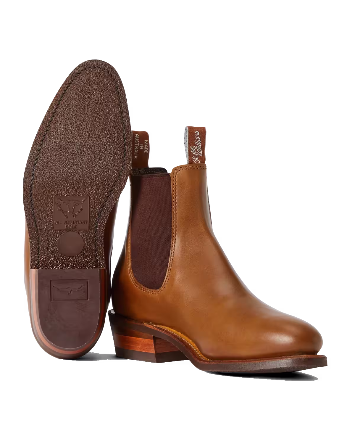 Lady Yearling Boot — Caramel Pull-Up Leather