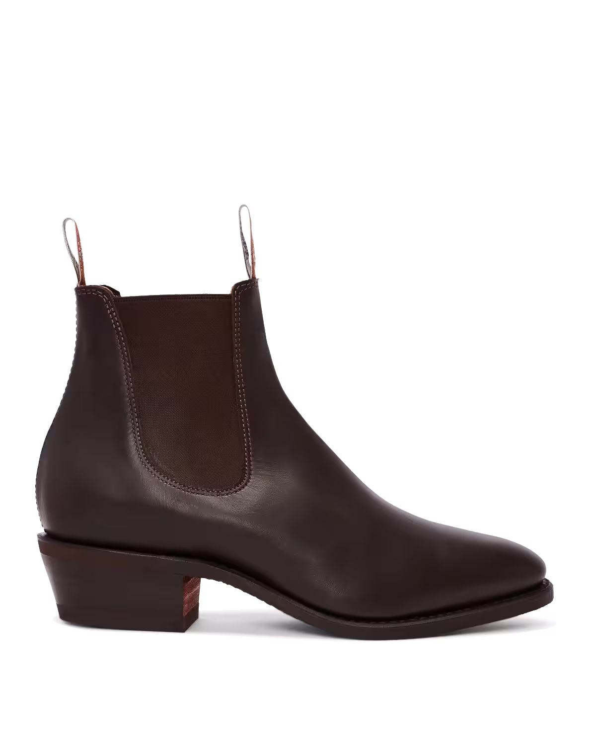Lady Yearling Boot — Chestnut Yearling Leather