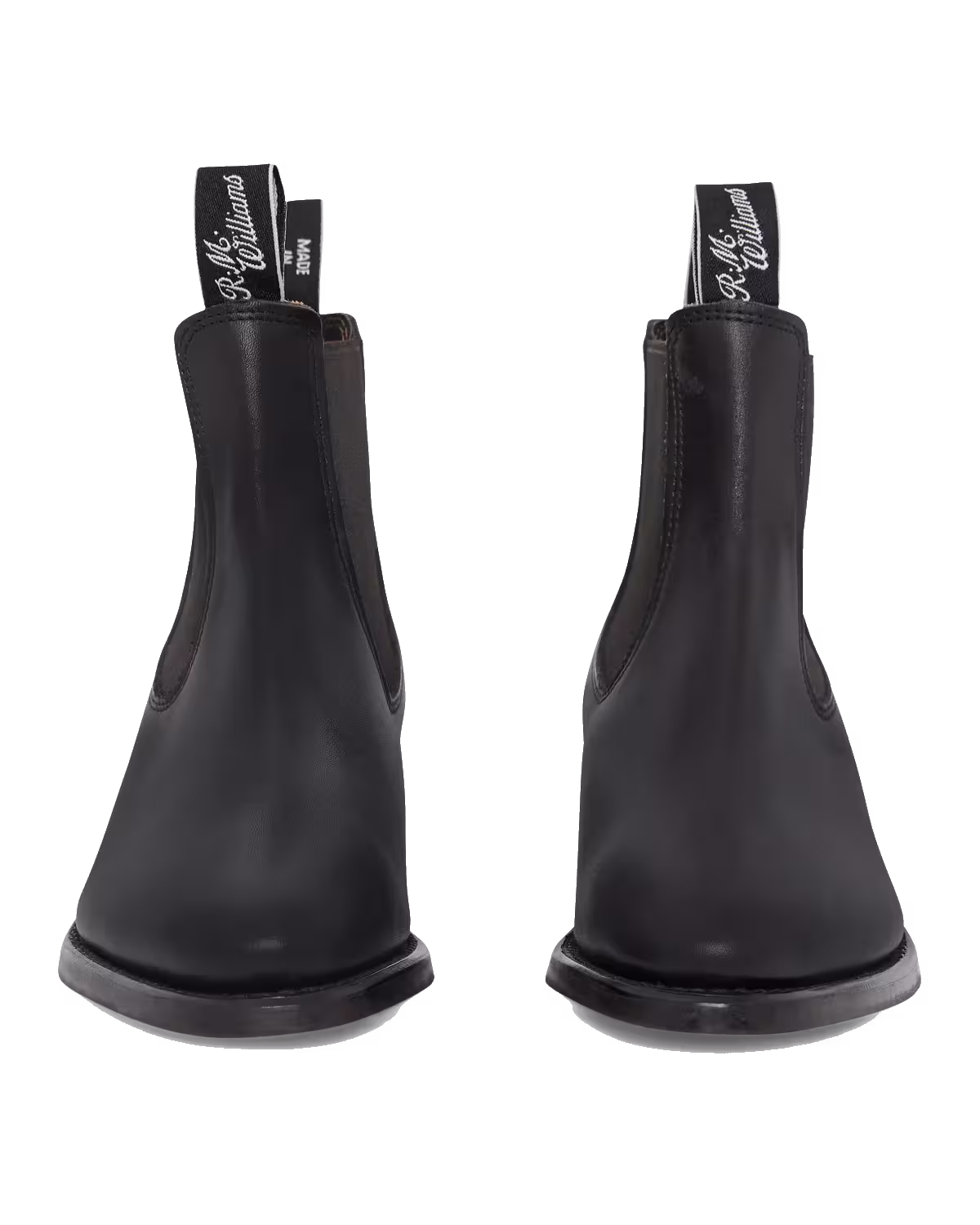 Lady Yearling Boot — Black Yearling Leather