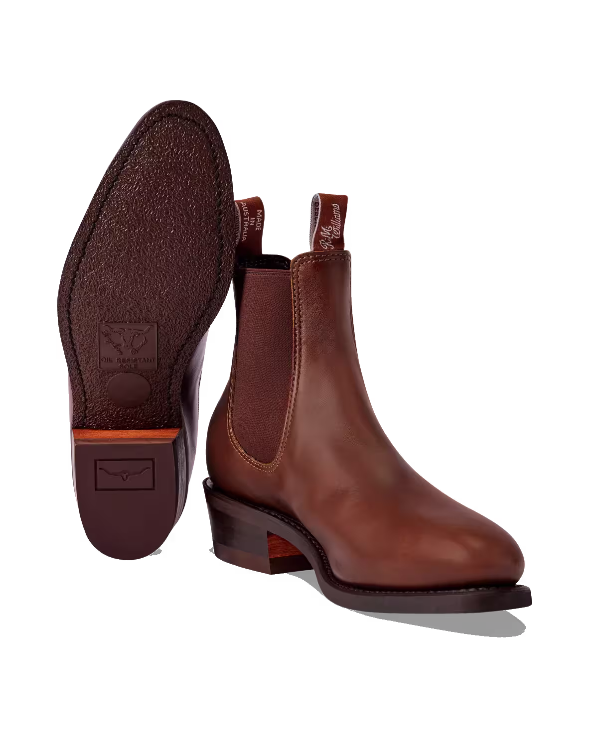 Lady Yearling Boot — Mid Brown Pull-Up Leather