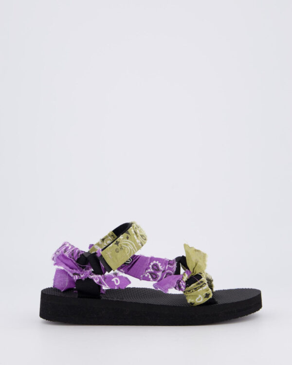 Women’s Trekky Sandals Green/Purple