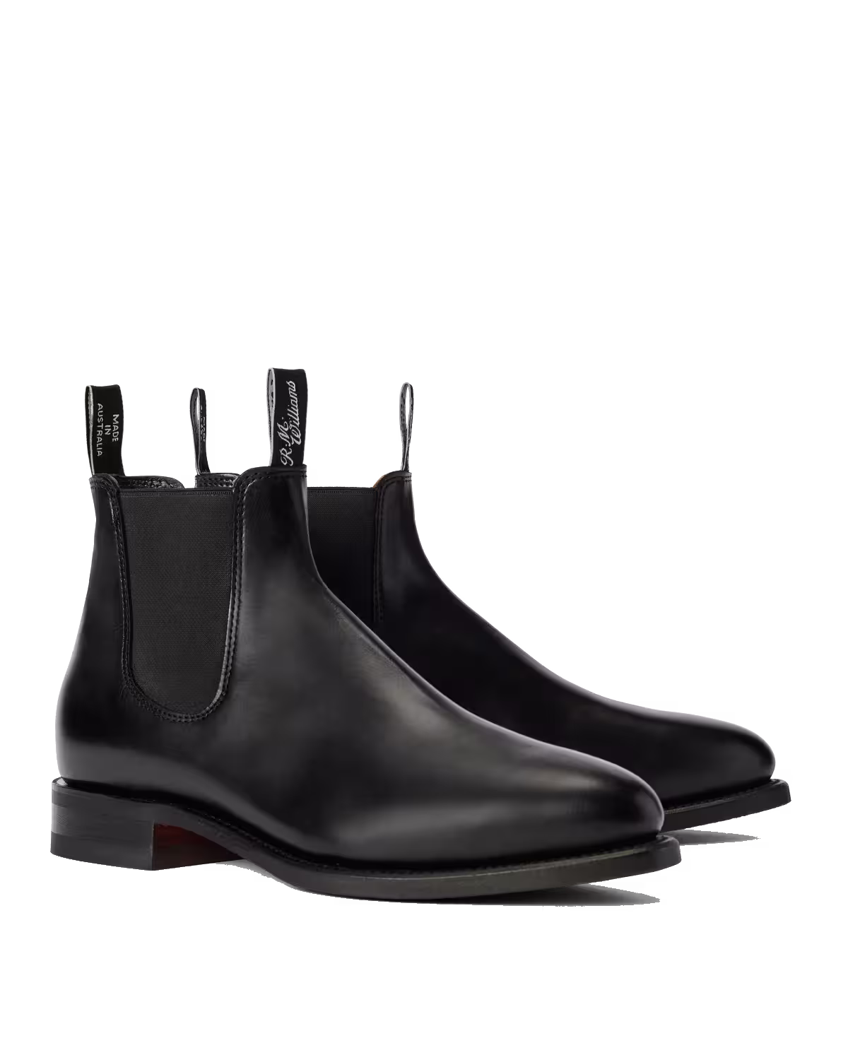 Macquarie Boot — Black Pull-Up Leather
