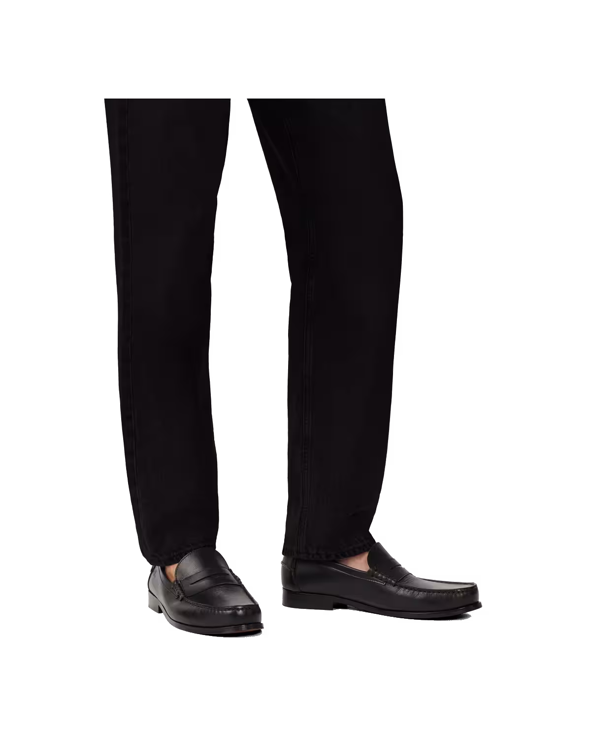 Manning Loafer — Black Pull-Up Leather
