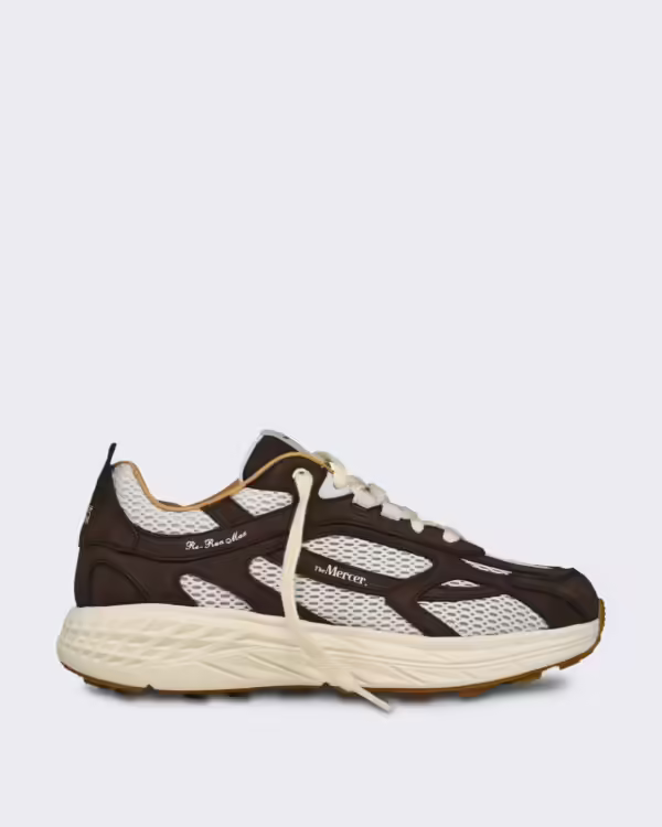 Nubuck sneaker in donkere uitvoering Brown