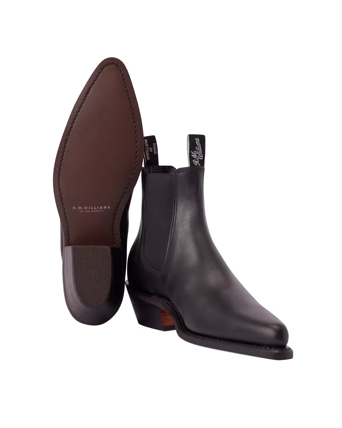 Millicent Boot — Ebony Aniline Leather