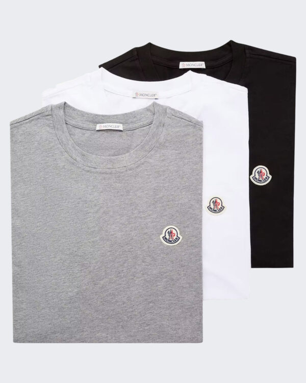 Moncler Men’s T-shirt 3-pack met korte mouwen Multicolor