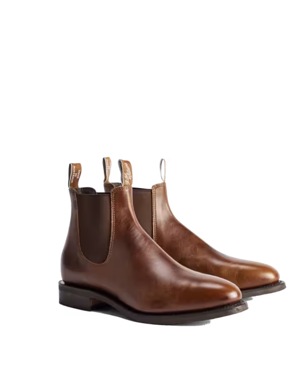 Moriarty Boot — Mid Brown Pull-Up Leather