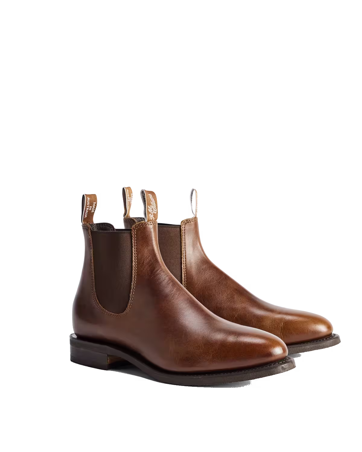 Moriarty Boot — Mid Brown Pull-Up Leather