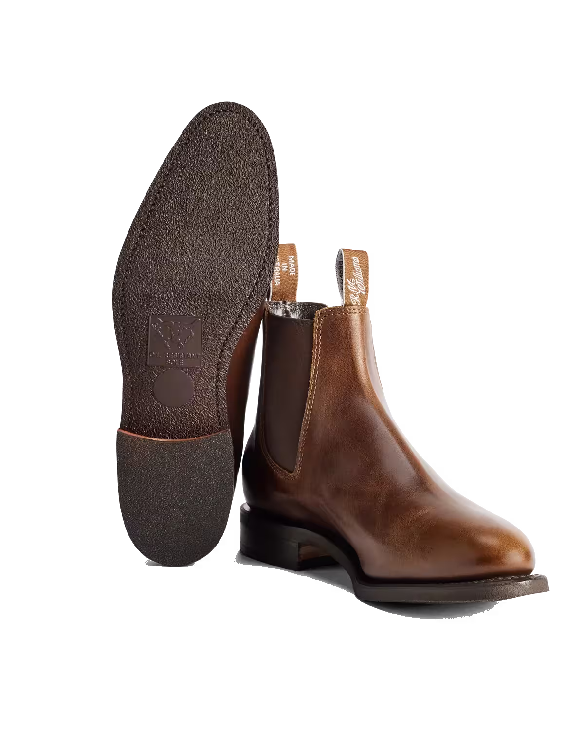 Moriarty Boot — Mid Brown Pull-Up Leather