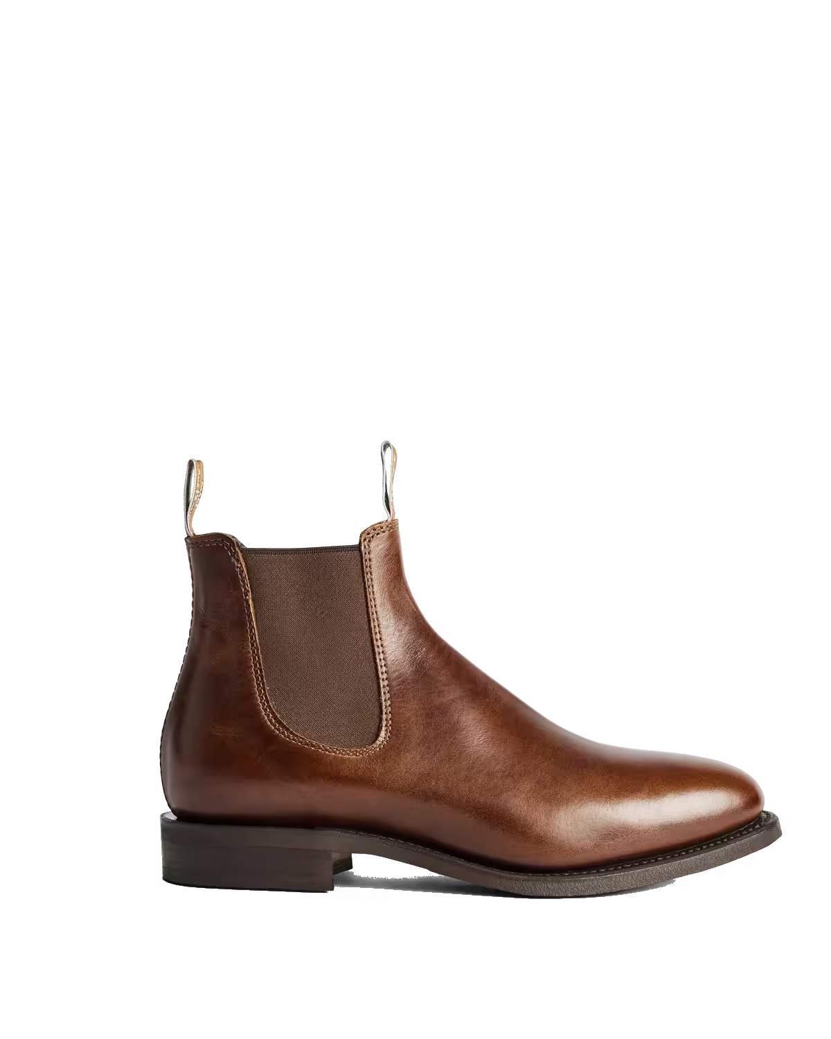 Moriarty Boot — Mid Brown Pull-Up Leather