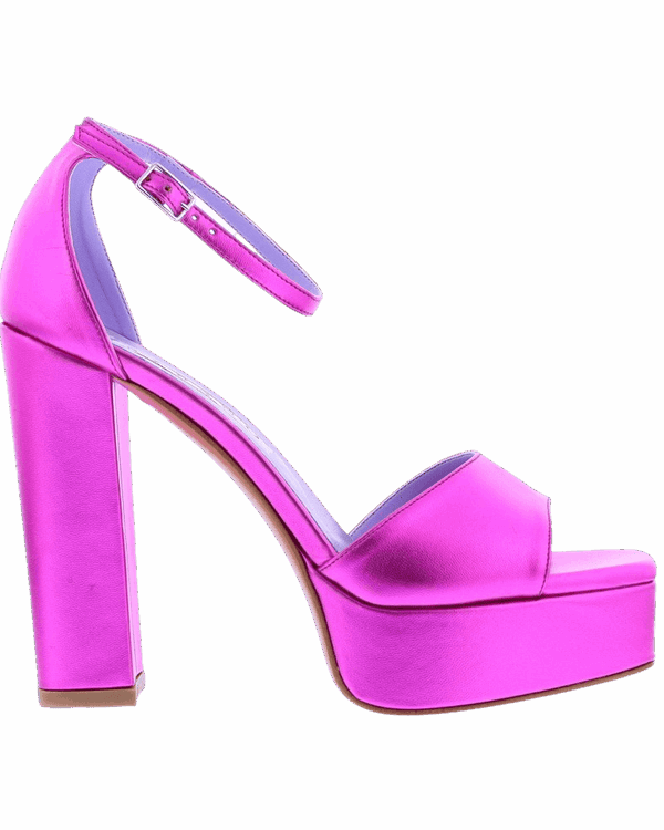 Women’s Sandalo Metallic Fuxia