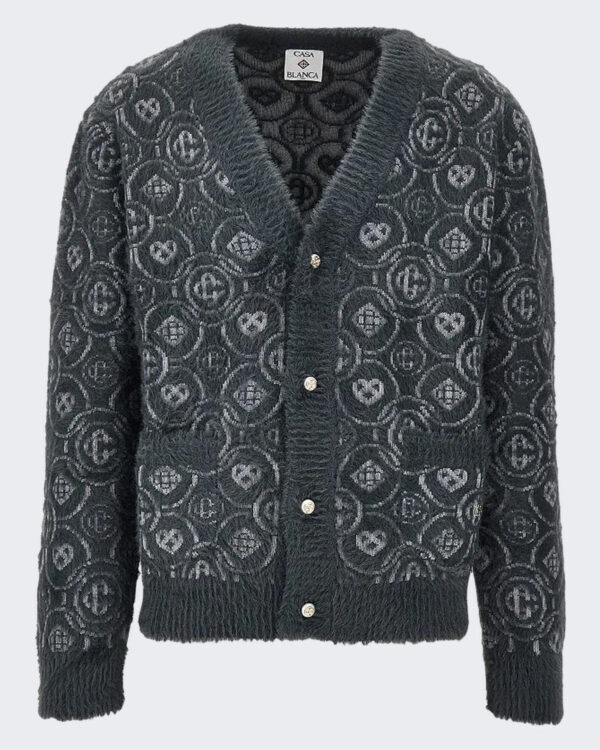 Men’s Fluffy Monogram Cardigan