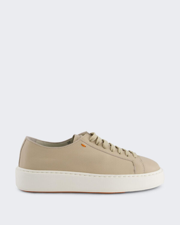 Santoni Women’s Clean Sneaker White