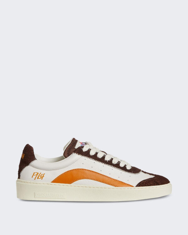Dsquared2 Men’s Rider Sneaker Brown/Orange