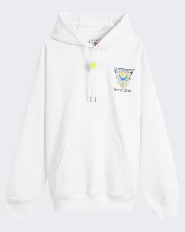 Casablanca Men’s Tennis CLub Icon Hoodie White