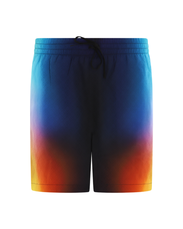Men’s Gradient Silk Shorts Blue