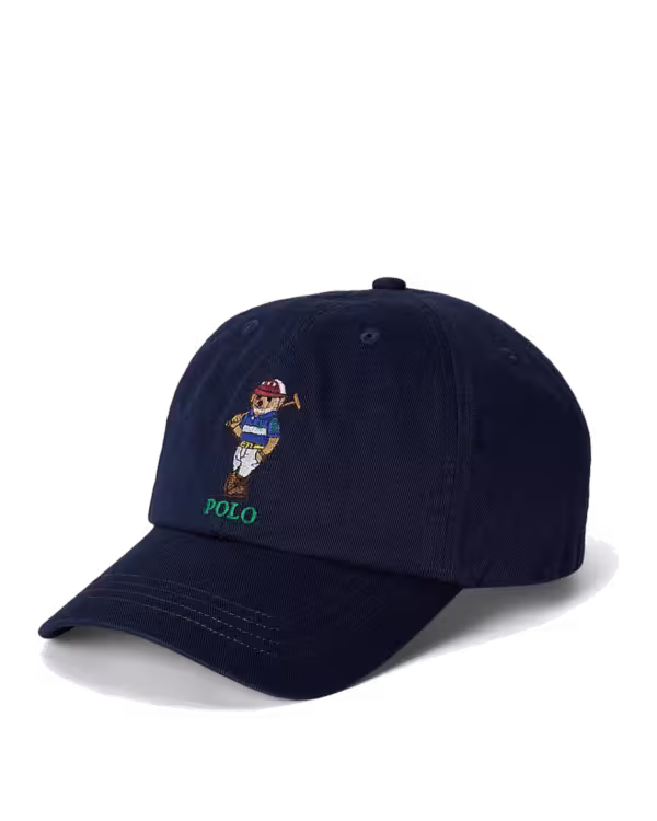 Polo Bear Cotton Twill Ball Cap (Boys 8-20)